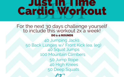 Cardio Challenge brought to you